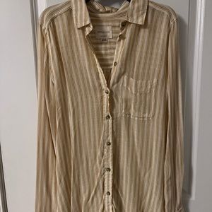 American Eagle striped button up